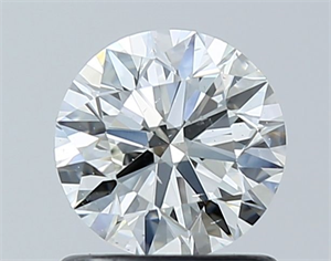 Foto Diamante Natural 0.91 quilates, Redondo , Color I, claridad SI1 y certificado GIA de