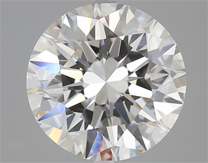 Picture of Natural Diamond 4.01 Carats, Round with Excellent Cut, F Color, VS2 Clarity and Certified by GIA
