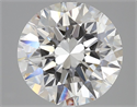 Natural Diamond 4.01 Carats, Round with Excellent Cut, F Color, VS2 Clarity and Certified by GIA