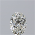 Natural Diamond 1.30 Carats, Oval with  Cut, H Color, SI2 Clarity and Certified by GIA