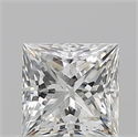 Diamante Natural 0.81 quilates, Princesa , Color I, claridad VS1 y certificado GIA