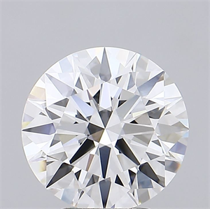 Picture of Lab Grown Diamond 4.05 Carats, Round with Excellent Cut, E Color, VVS1 Clarity and Certified by GIA