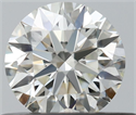 Natural Diamond 0.44 Carats, Round with Excellent Cut, I Color, VVS1 Clarity and Certified by IGI
