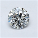 Lab Grown Diamond 2.58 Carats, Round with Excellent Cut, F Color, VS1 Clarity and Certified by GIA