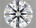 Del inventario de diamantes de laboratorio, 2.01 quilates, Redondo , Color D, claridad VVS2 y certificado IGI
