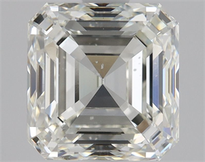 Foto Diamante Natural 1.80 quilates, Asscher , Color J, claridad SI1 y certificado GIA de