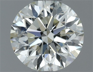 Picture of Natural Diamond 0.52 Carats, Round with Excellent Cut, L Color, VS1 Clarity and Certified by GIA