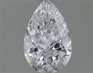 Picture of Natural Diamond 0.60 Carats, Pear with  Cut, D Color, VS2 Clarity and Certified by GIA