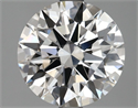 Lab Grown Diamond 2.88 Carats, Round with Excellent Cut, F Color, VS1 Clarity and Certified by GIA