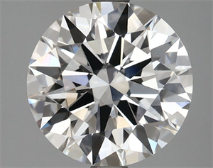 Picture of Lab Grown Diamond 2.88 Carats, Round with Excellent Cut, F Color, VS1 Clarity and Certified by GIA