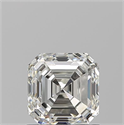 Natural Diamond 1.01 Carats, Asscher with  Cut, H Color, VS2 Clarity and Certified by GIA