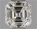 Natural Diamond 0.30 Carats, Asscher with  Cut, I Color, VS2 Clarity and Certified by IGI