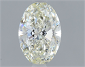 Natural Diamond 0.73 Carats, Oval with  Cut, J Color, VS2 Clarity and Certified by GIA