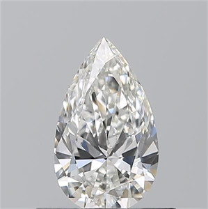 Picture of Natural Diamond 0.50 Carats, Pear with  Cut, G Color, VS1 Clarity and Certified by GIA