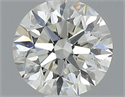 Diamante Natural 0.53 quilates, Redondo , Color J, claridad VVS1 y certificado GIA