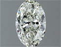 Diamante Natural 0.70 quilates, Ovalado , Color J, claridad IF y certificado IGI