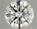 Lab Grown Diamond 4.03 Carats, Round with Ideal Cut, E Color, SI1 Clarity and Certified by IGI