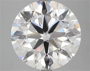 Picture of Lab Grown Diamond 6.30 Carats, Round with Ideal Cut, G Color, VS1 Clarity and Certified by IGI