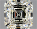 Natural Diamond 3.02 Carats, Asscher with  Cut, L Color, VS1 Clarity and Certified by GIA
