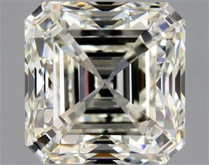 Picture of Natural Diamond 3.02 Carats, Asscher with  Cut, L Color, VS1 Clarity and Certified by GIA