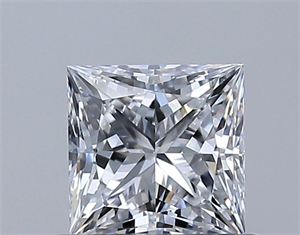 Foto Diamante Natural 0.58 quilates, Princesa , Color D, claridad VVS2 y certificado GIA de