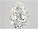 Natural Diamond 3.01 Carats, Pear with  Cut, G Color, VS2 Clarity and Certified by GIA