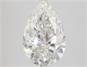 Natural Diamond 3.01 Carats, Pear with  Cut, G Color, VS2 Clarity and Certified by GIA