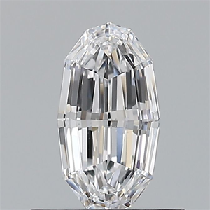 Foto Diamante Natural 0.50 quilates, Ovalado , Color D, claridad SI1 y certificado GIA de