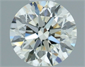 Natural Diamond 0.47 Carats, Round with Excellent Cut, I Color, VVS2 Clarity and Certified by IGI