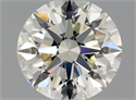 Natural Diamond 0.80 Carats, Round with Excellent Cut, K Color, VVS1 Clarity and Certified by GIA