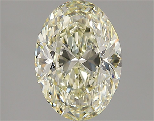 Picture of Natural Diamond 2.01 Carats, Oval with  Cut, N Color, VVS2 Clarity and Certified by GIA