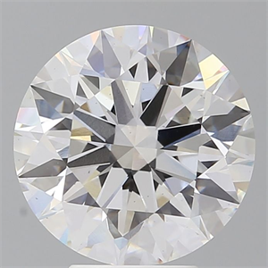 Picture of Lab Grown Diamond 5.10 Carats, Round with Ideal Cut, E Color, VS1 Clarity and Certified by IGI