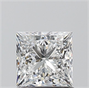 Natural Diamond 1.01 Carats, Princess with  Cut, E Color, SI2 Clarity and Certified by GIA
