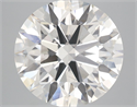 Lab Grown Diamond 6.24 Carats, Round with Ideal Cut, G Color, VS2 Clarity and Certified by IGI