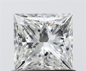 Picture of Natural Diamond 0.70 Carats, Princess with  Cut, H Color, VVS2 Clarity and Certified by IGI