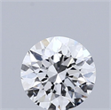 Diamante Natural 0.51 quilates, Redondo , Color H, claridad VVS1 y certificado GIA