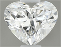 Natural Diamond 0.40 Carats, Heart with  Cut, G Color, SI1 Clarity and Certified by GIA
