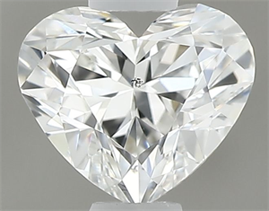 Foto Diamante Natural 0.40 quilates, Corazón , Color G, claridad SI1 y certificado GIA de