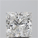 Natural Diamond 2.01 Carats, Princess with  Cut, E Color, SI1 Clarity and Certified by GIA