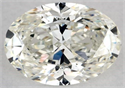 Natural Diamond 1.01 Carats, Oval with  Cut, I Color, VVS2 Clarity and Certified by GIA