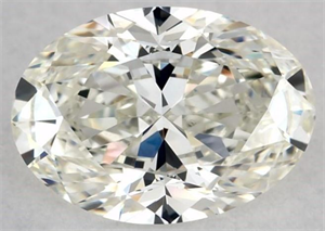 Picture of Natural Diamond 1.01 Carats, Oval with  Cut, I Color, VVS2 Clarity and Certified by GIA