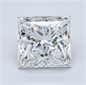Diamante Natural 2.01 quilates, Princesa , Color H, claridad VVS1 y certificado GIA