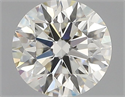 Natural Diamond 0.87 Carats, Round with Excellent Cut, K Color, VVS1 Clarity and Certified by GIA