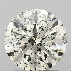 Picture of Natural Diamond 1.71 Carats, Round with Excellent Cut, J Color, I1 Clarity and Certified by IGI