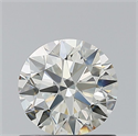 Natural Diamond 0.80 Carats, Round with Excellent Cut, L Color, SI1 Clarity and Certified by GIA