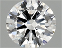 Lab Grown Diamond 1.06 Carats, Round with Excellent Cut, F Color, VS1 Clarity and Certified by IGI