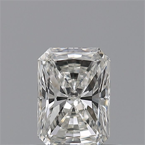 Picture of Natural Diamond 0.51 Carats, Radiant with  Cut, H Color, VVS1 Clarity and Certified by GIA