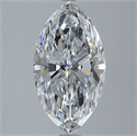 Diamante Natural 3.03 quilates, marqués , Color D, claridad SI1 y certificado GIA