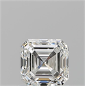 Natural Diamond 1.01 Carats, Asscher with  Cut, H Color, VS1 Clarity and Certified by GIA