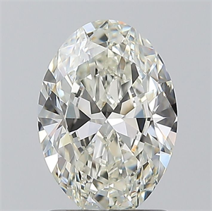 Picture of Natural Diamond 1.20 Carats, Oval with  Cut, J Color, IF Clarity and Certified by GIA